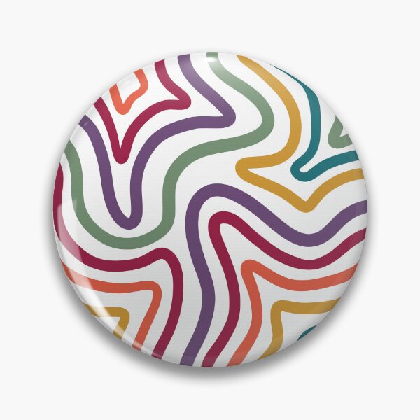 Item preview, Wavy Retro Rainbow Liquid Swirls designed and sold by velvetearth.