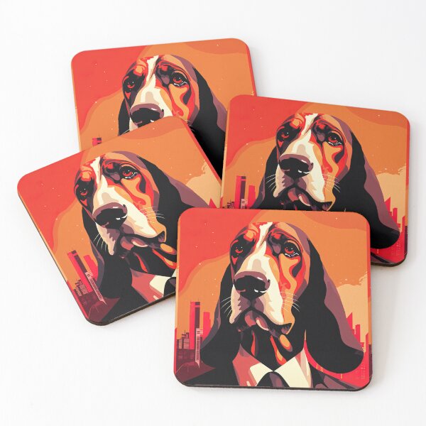 Item preview, Basset Hound Mafia designed and sold by Inky-Spiration.