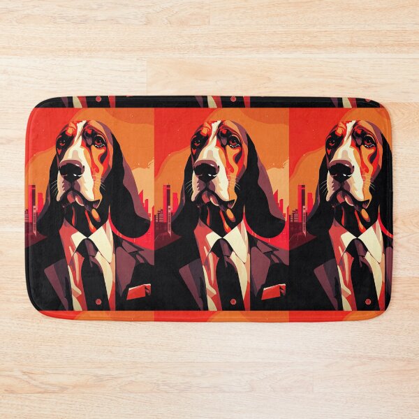Item preview, Basset Hound Mafia designed and sold by Inky-Spiration.
