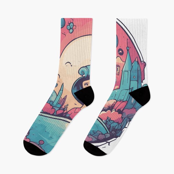 Item preview, Surreal Dreamworld with Vibrant Colors and Mysterious Skylines designed and sold by TrendyMingle.