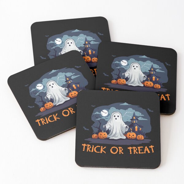 Item preview, Trick or treat halloween ghost (on light colors) designed and sold by messy-nessie.