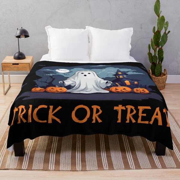 Item preview, Trick or treat halloween ghost (on light colors) designed and sold by messy-nessie.