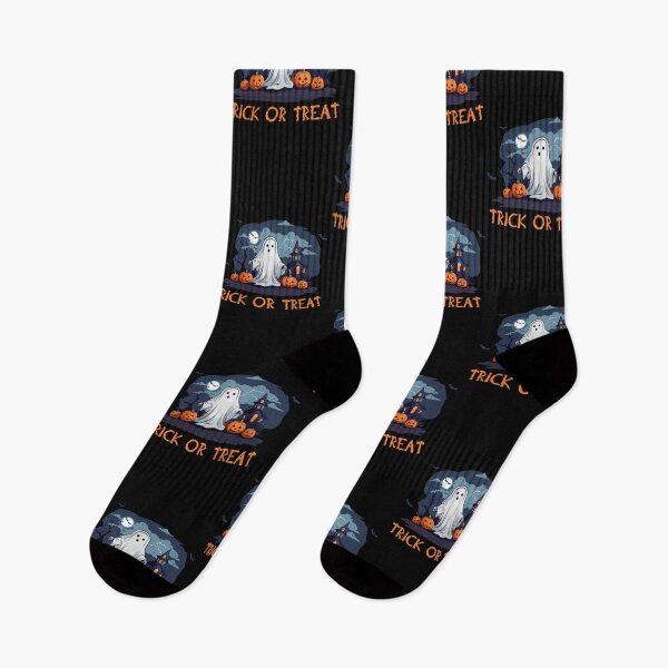 Item preview, Trick or treat halloween ghost (on light colors) designed and sold by messy-nessie.