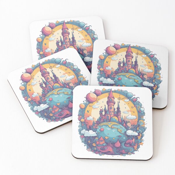 Item preview, Enchanting Castle at Sunset – A Fairytale Beyond Our World designed and sold by TrendyMingle.