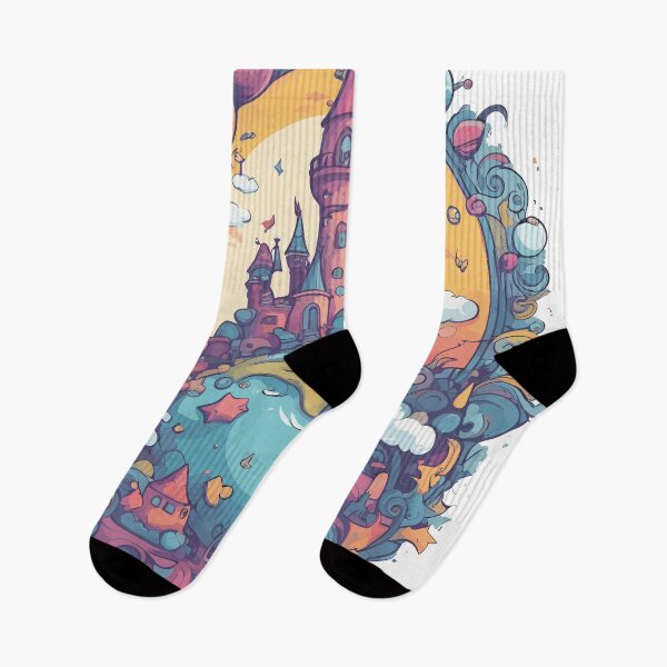 Item preview, Enchanting Castle at Sunset – A Fairytale Beyond Our World designed and sold by TrendyMingle.