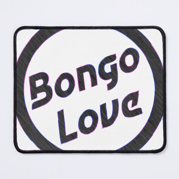 Item preview, Bongo Love retro neon outline designed and sold by LocalOddball.