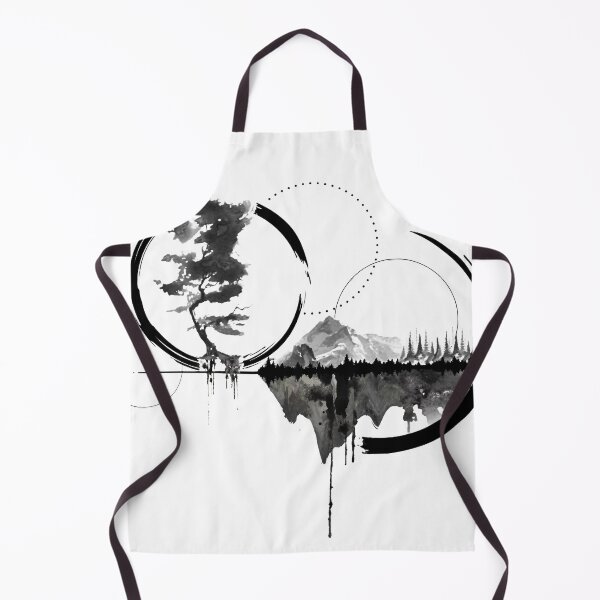 Item preview, Tattoo design with mountains, tree of life and circular elements designed and sold by Aktio Design.