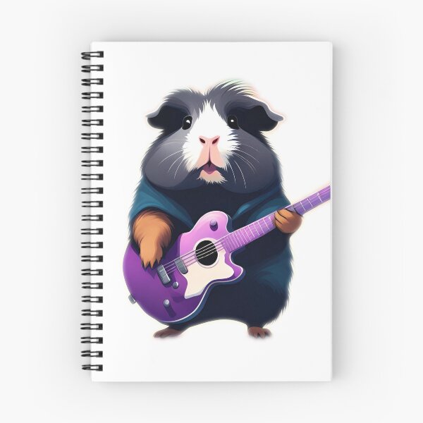 Artikelvorschau, Meerschweinchen-Rockmann mit Gitarre entworfen und verkauft von zanifun.