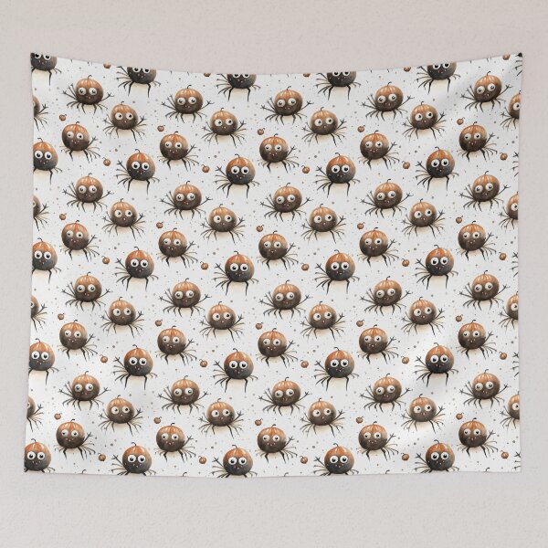 Item preview, Spook-tacular Spinnerets: Cute Spider Bringing Halloween Delight designed and sold by qoodesignstudio.