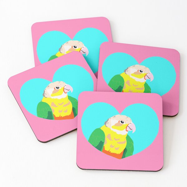 Item preview, Pineapple conure in heart designed and sold by TiffinByLK.
