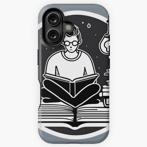 Vista previa del artículo con la obra «persona que lee libros», diseñado y vendido por ines9208.