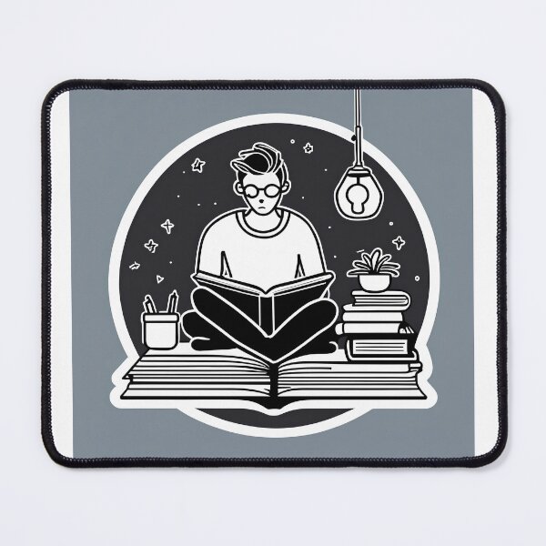 Item preview, person who reads books designed and sold by ines9208.