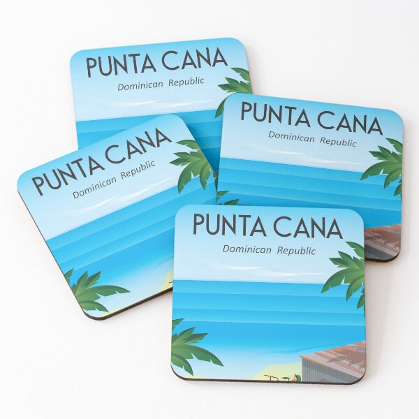 Item preview, Punta Cana Dominican republic travel poster designed and sold by Arctic frame studio.