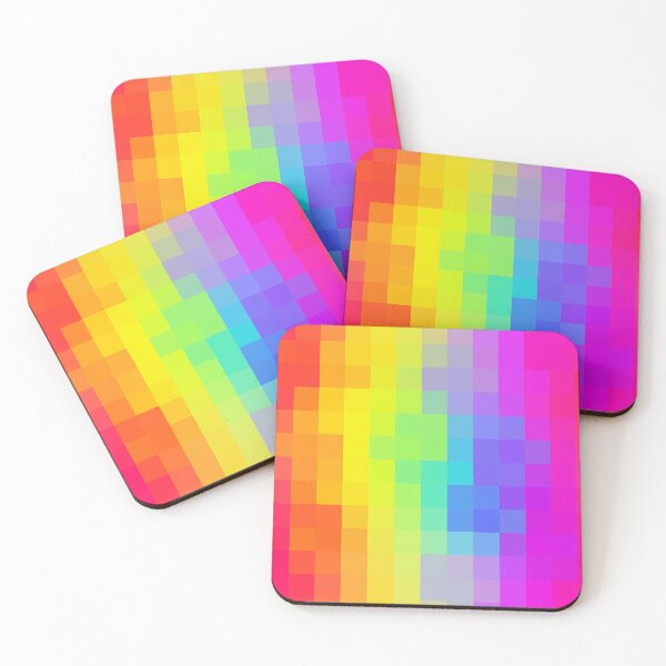 Item preview, Florecent Pink Yellow Red Mosaic designed and sold by AmezMemes.