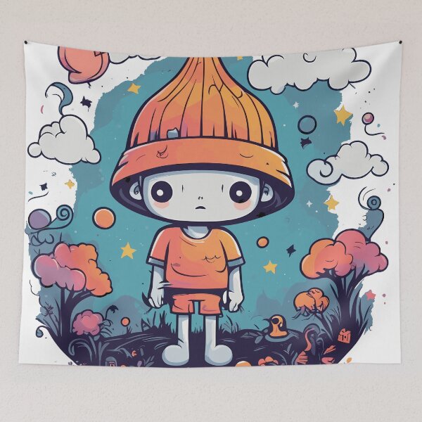 Item preview, Starry Night Hat: A Child's Whimsical Minaret Crown designed and sold by TrendyMingle.