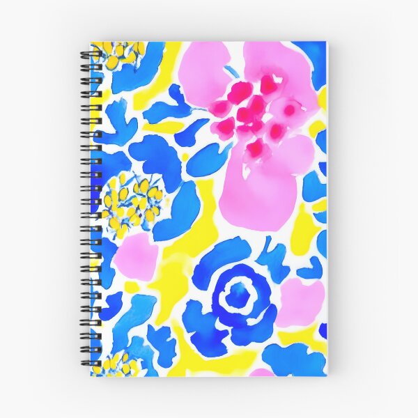 Item preview, Preppy colors abstract flowers designed and sold by SophieClimaArt.