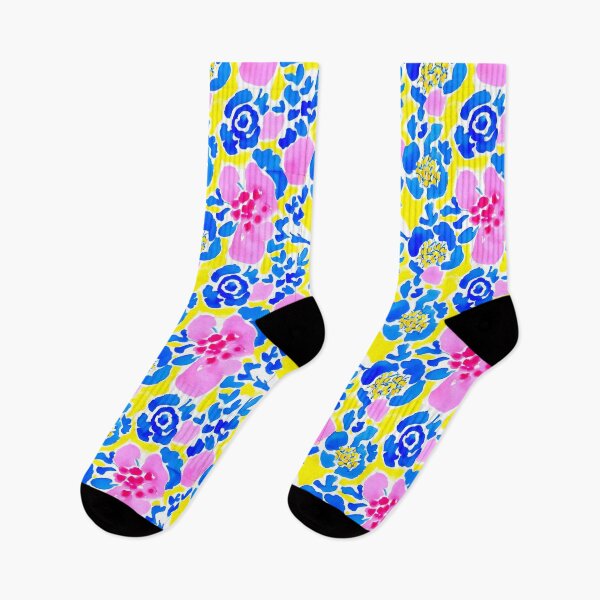 Item preview, Preppy colors abstract flowers designed and sold by SophieClimaArt.