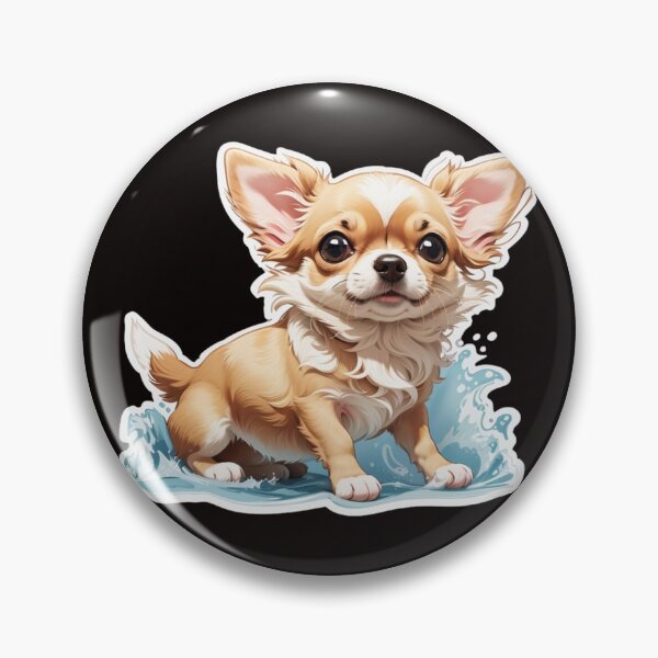 Item preview, Sticker cartoon chihuahua lovely2. designed and sold by WhalesDesignLab.