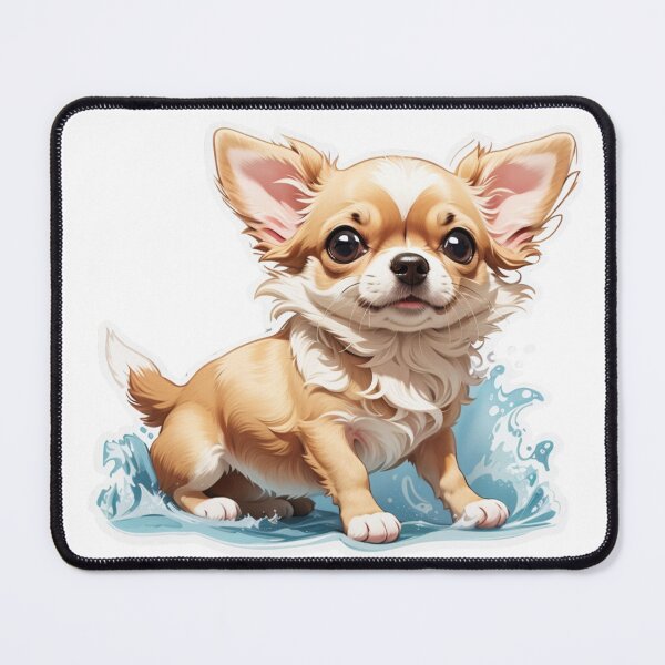 Item preview, Sticker cartoon chihuahua lovely2. designed and sold by WhalesDesignLab.