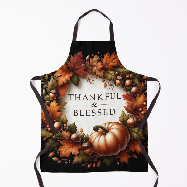 Item preview, Thankful & Blessed - Autumn Wreath designed and sold by ZenEverAI.