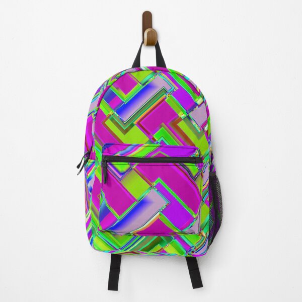 Item preview, Dynamic diagonal composition of green and purple squares designed and sold by Ivicaartist.