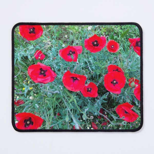 Item preview, Field Of Poppies Birds Eye View designed and sold by Jessie Williams.