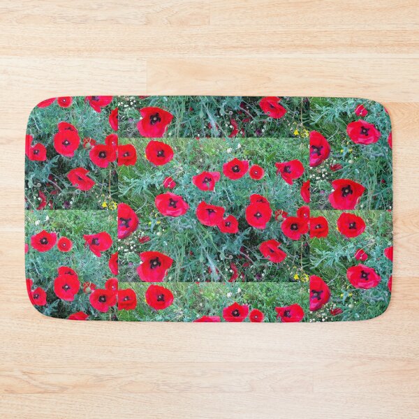 Item preview, Field Of Poppies Birds Eye View designed and sold by Jessie Williams.