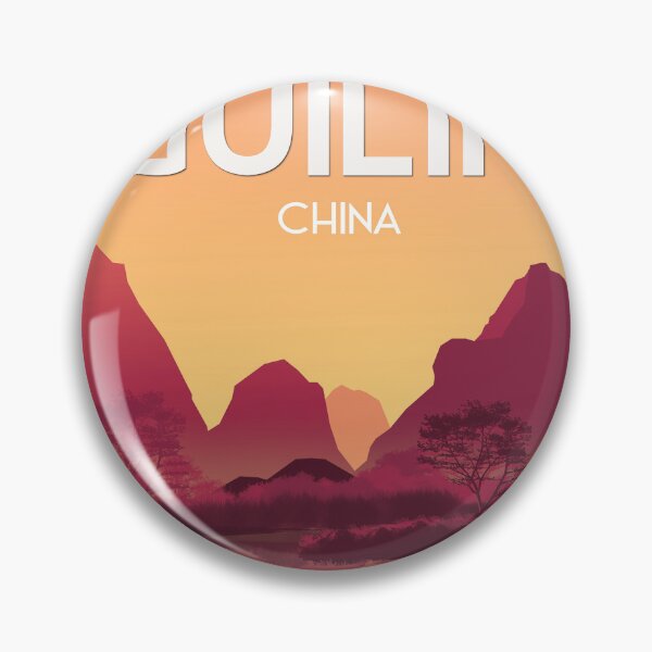 Item preview, Guilin china travel poster wall art designed and sold by Arctic frame studio.