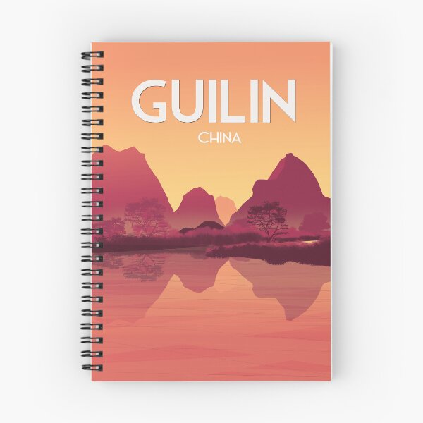 Item preview, Guilin china travel poster wall art designed and sold by Arctic frame studio.