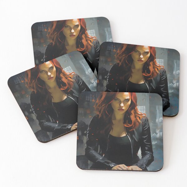 Item preview, Black Widow painting designed and sold by Charlotte Hawkins.