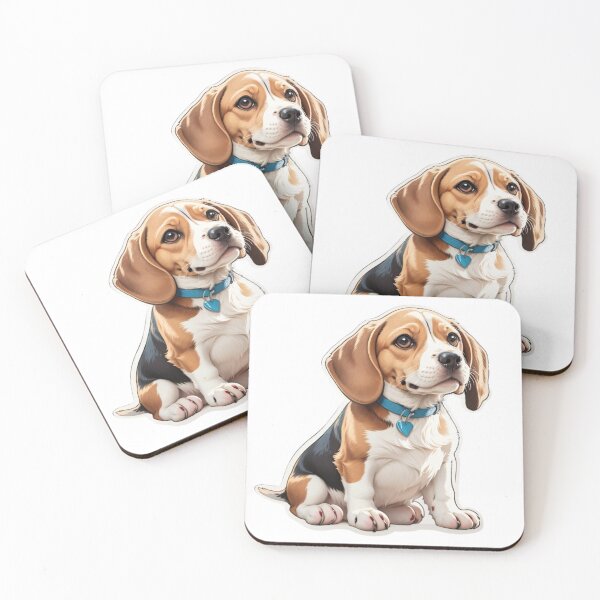 Item preview, Sticker cartoon cute Beagle 2. designed and sold by WhalesDesignLab.
