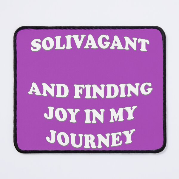 Item preview, Solivagant And Finding Joy In My Journey Lone Walker Quote  designed and sold by taiche.
