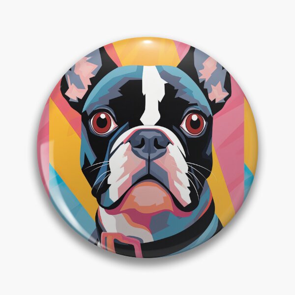 Item preview, Pop Art Boston Terrier designed and sold by Inky-Spiration.