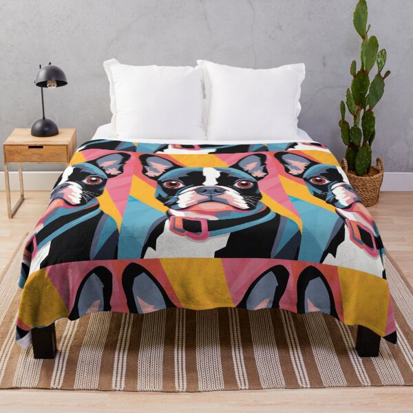 Item preview, Pop Art Boston Terrier designed and sold by Inky-Spiration.