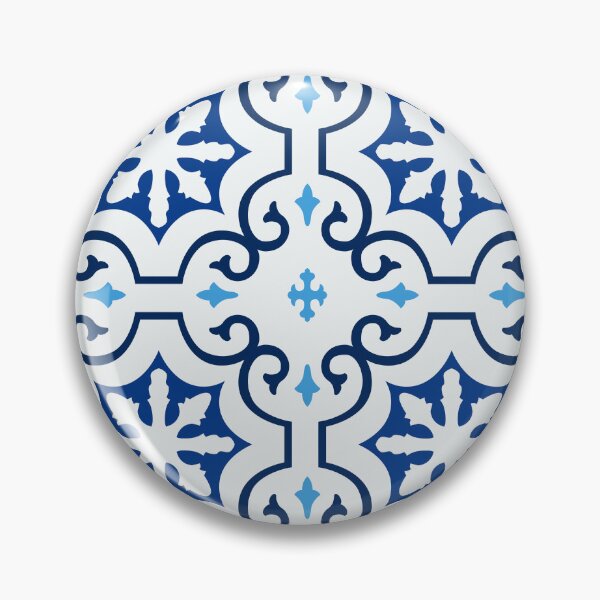 Item preview, Moroccan-inspired blue Mediterranean tiles. designed and sold by by Mònica Roca.