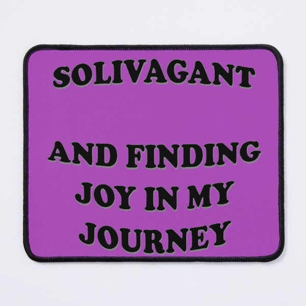 Item preview, Copy of Solivagant And Finding Joy In My Journey Lone Walker Quote designed and sold by taiche.