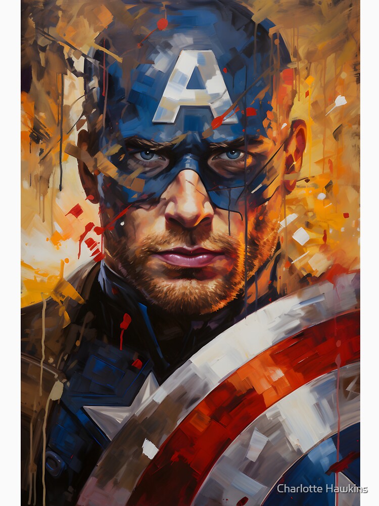 Captain america hotsell t shirt redbubble