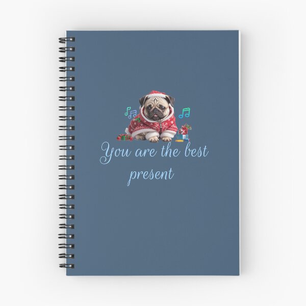 Item preview, Festive Christmas-themed Pug Design designed and sold by Yougeen.