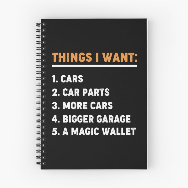 Item preview, Things I Want - Car Enthusiast's Wishlist designed and sold by 365CarMods Official.