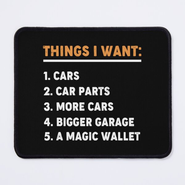 Item preview, Things I Want - Car Enthusiast's Wishlist designed and sold by 365CarMods Official.