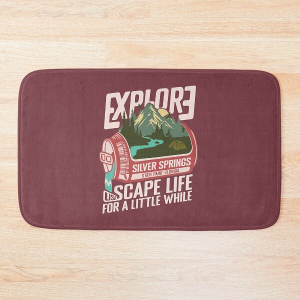 Item preview, Silver Springs State Park Florida - FL Retro In A Pink Soda Camping Hiking Outdoor Adventure designed and sold by mountainfad.