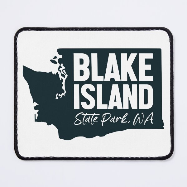 Item preview, Blake Island State Park Washington Map designed and sold by bivenart.