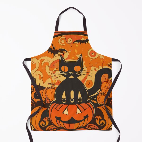 Item preview, Halloween with a Сat designed and sold by gothicstreet.