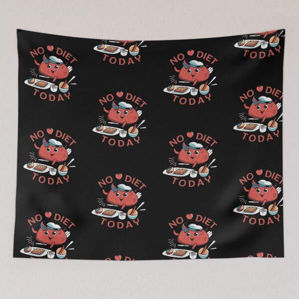 Item preview, No Diet Today Funny Gifts for Everyone designed and sold by EmiAndMike.