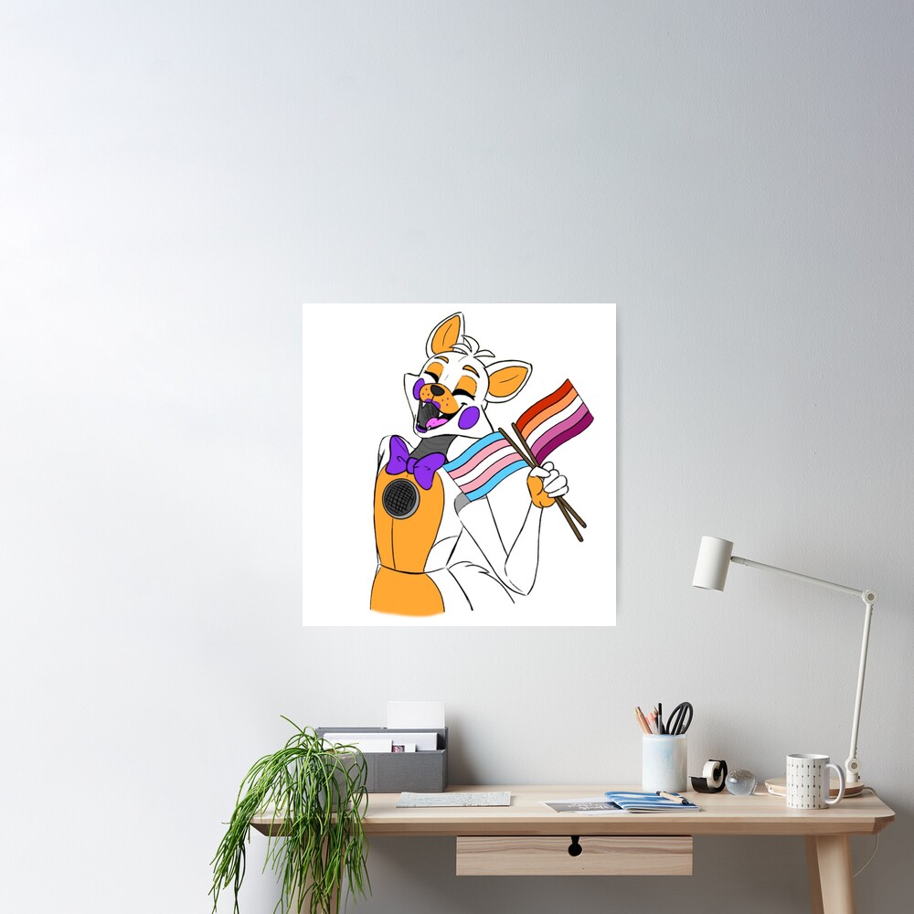 Trans Lesbian Pride Lolbit  Poster for Sale by Toribit