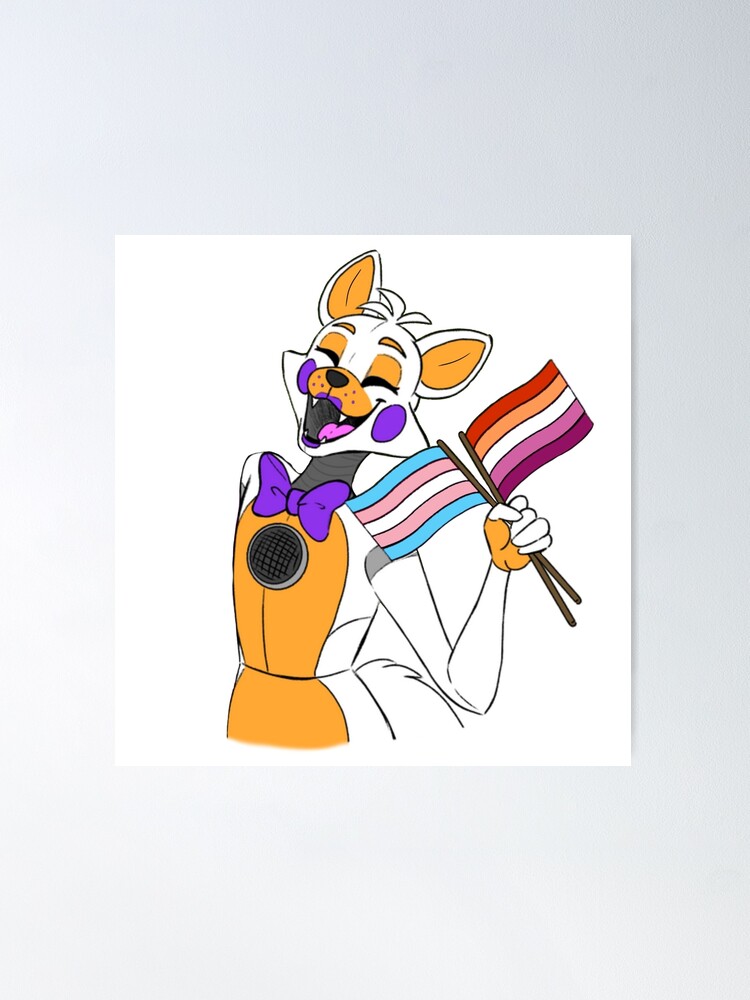 Nonbinary Lesbian Lolbit Pin for Sale by Toribit