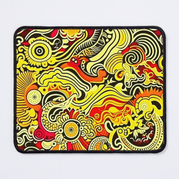 Item preview, A beautiful abstract print in cambodian art style designed and sold by spoo-art.