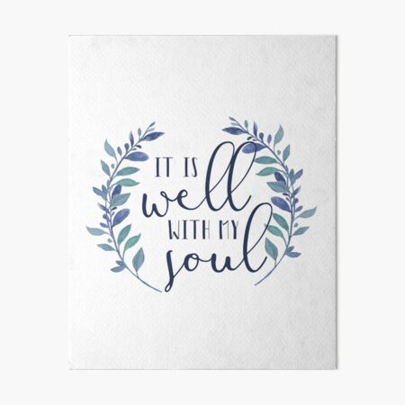 Christian Quote Art Board Print