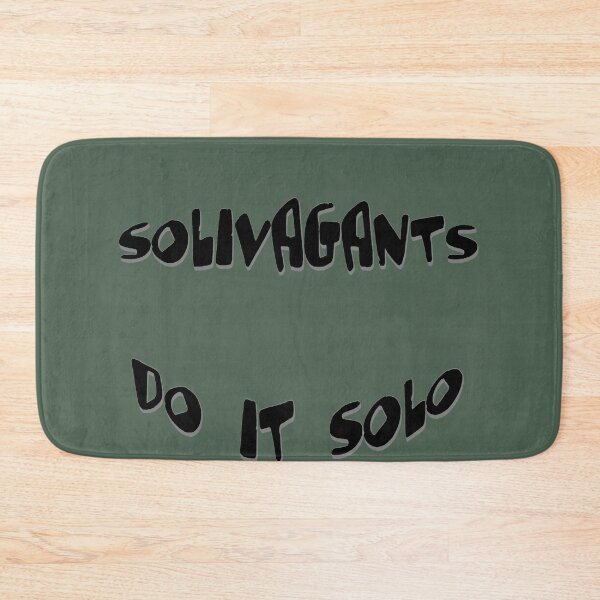 Item preview, Solivagants Do It Solo Lone Traveler Quote designed and sold by taiche.