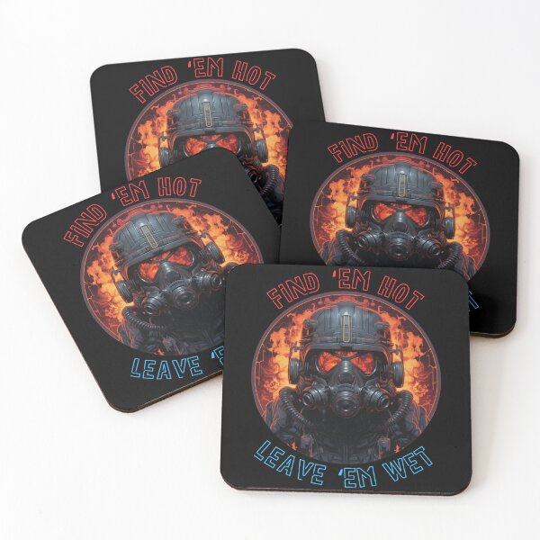 Item preview, Futuristic Firefighter Birthday Funny Find Them Hot Leave Them Wet designed and sold by Nightarcade.